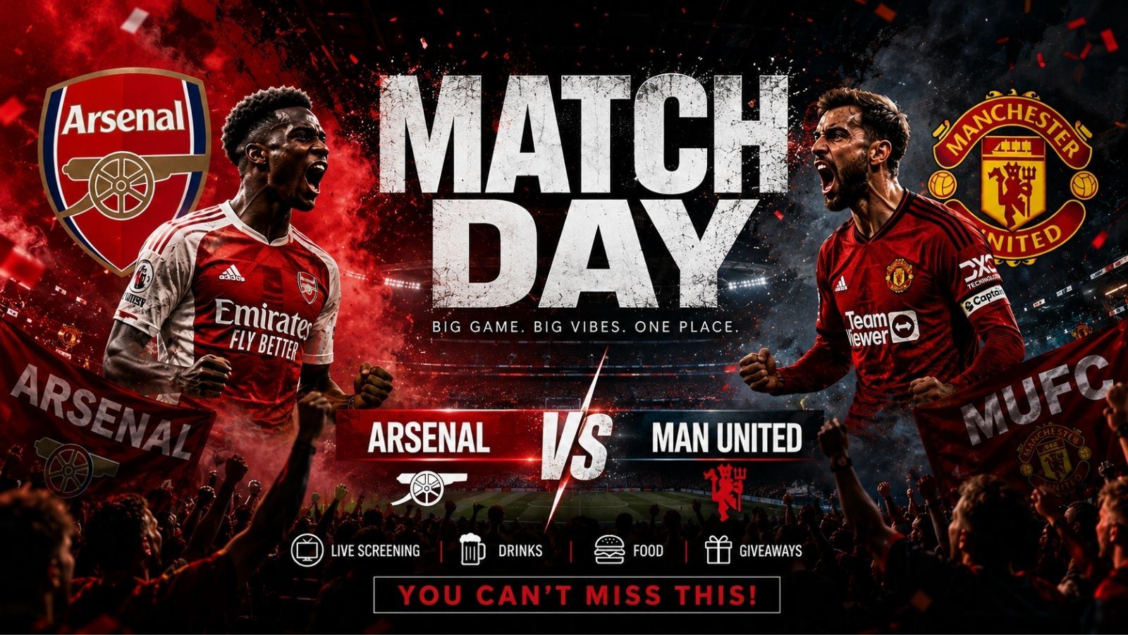 Match day at Quarry Sports Bar — big game, big vibes, one place